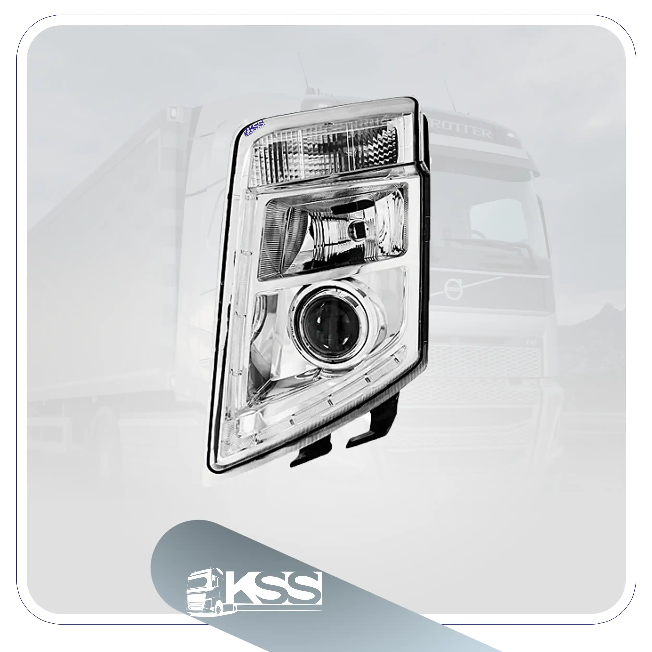 82304599- چراغ جلو FH13 سمت چپ اصلی